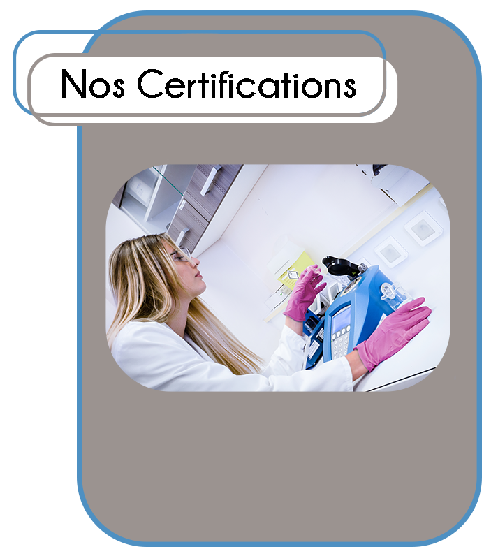 Accès page certification depuis page société